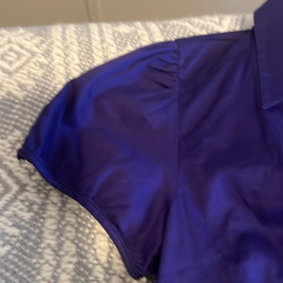 INC Blouse Purple Size 8 - Picture 4 of 5